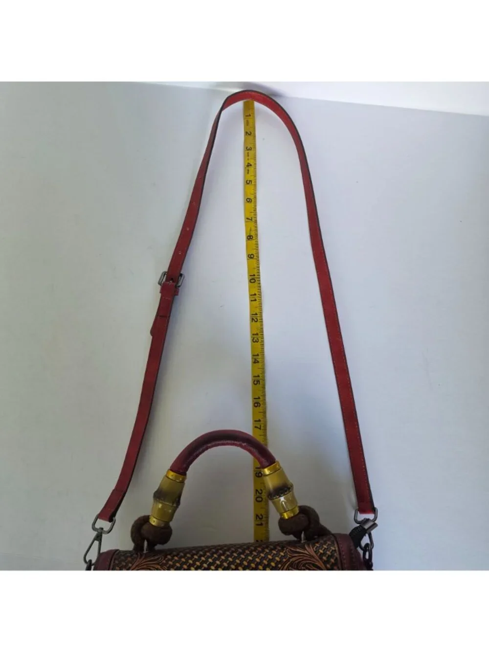Tooled Floral Western Satchel Bag Burgundy Boho Crossbody Festival Concert